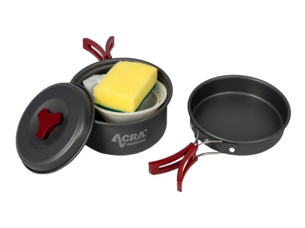 Sada riadu Acra C20 camping set alluminium pre 1-2 osoby – Obrázok 7