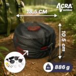 Sada riadu Acra C21 camping set alluminium pre 2-3 osoby – Obrázok 4