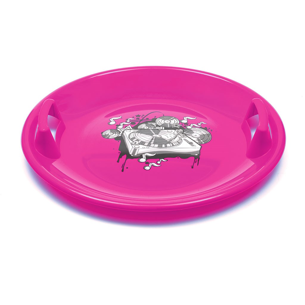 Sankovaci-tanier-Baby-Mix-60-cm-MUSIC-ruzovy Sánkovací tanier Baby Mix 60 cm MUSIC ružový – Obrázok 1
