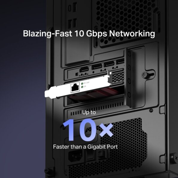 Sieťová karta TP-Link Mercusys MA510E 10G PCIe, Full/Low bracket – Obrázok 3
