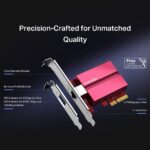 Sieťová karta TP-Link Mercusys MA510E 10G PCIe, Full/Low bracket – Obrázok 5