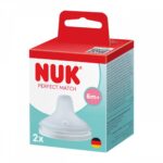Silikónové náhradné pítko NUK Perfect Match 2 ks – Obrázok 3