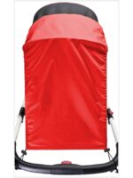 Slnečná clona na kočík New Baby Basic red – Obrázok 2