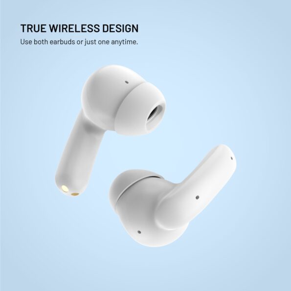 Slúchadlá FIXED Pods 2, bezdrôtové, TWS, biela – Obrázok 3