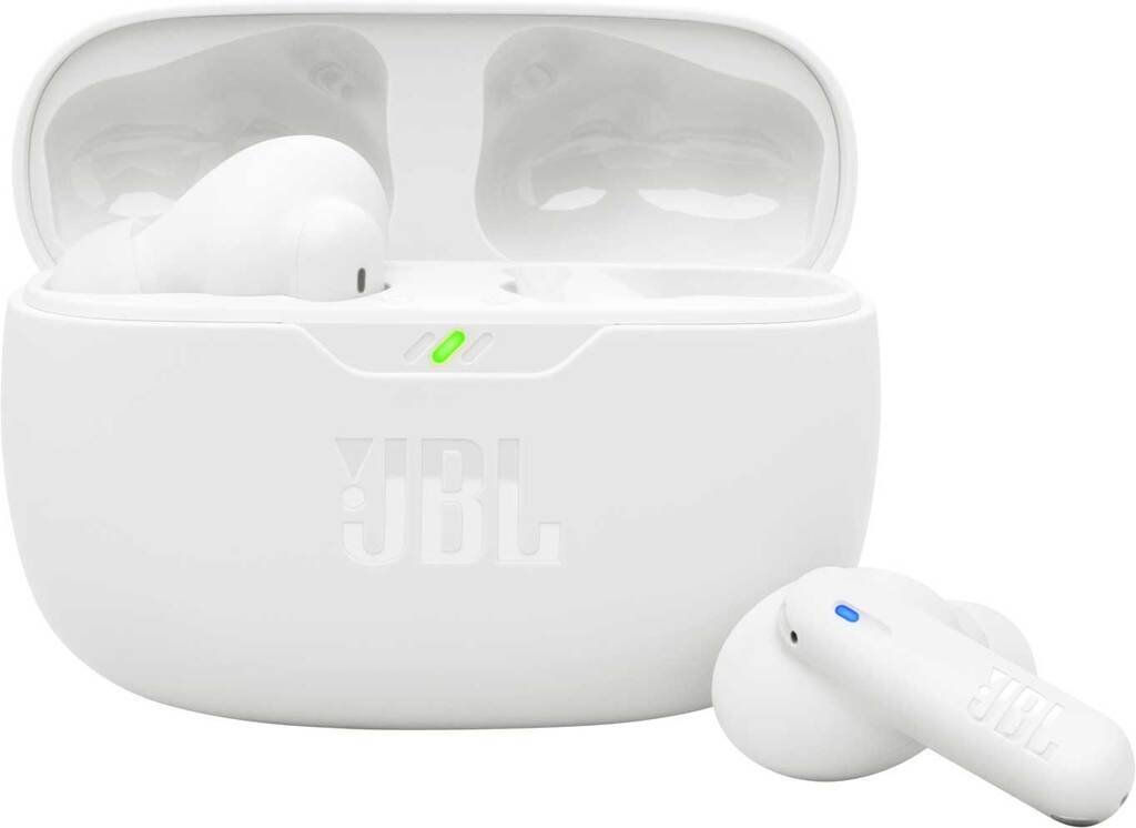 Sluchadla-JBL-Wave-Beam2-biele Slúchadlá JBL Wave Beam2 biele – Obrázok 1