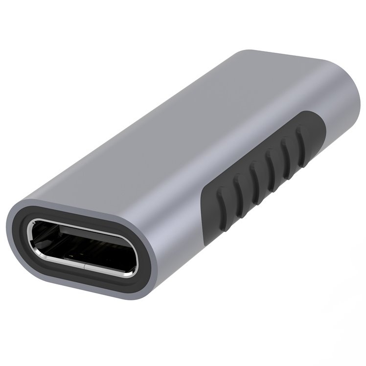 Spojka-USB-C-Female-USB-C-Female-hlinikova Spojka USB-C Female - USB-C Female hliníková – Obrázok 1