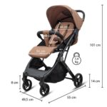 Športový kočík Bimelo Baby Mix Ultra-light béžový – Obrázok 10