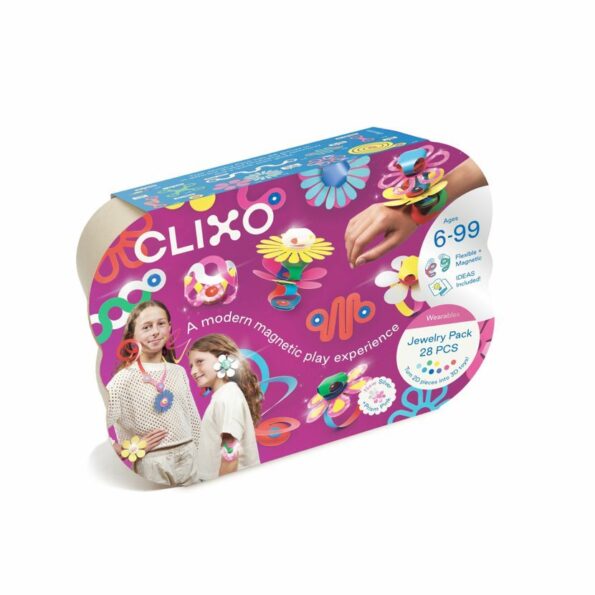 Stavebnica CLIXO Jewelry - magnetická, 28 kusov – Obrázok 2