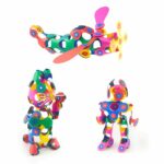 Stavebnica CLIXO Super Rainbow - magnetická, 60 kusov – Obrázok 5
