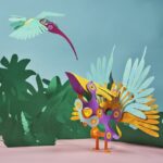 Stavebnica CLIXO Tropical Birds - magnetická, 22 kusov – Obrázok 5