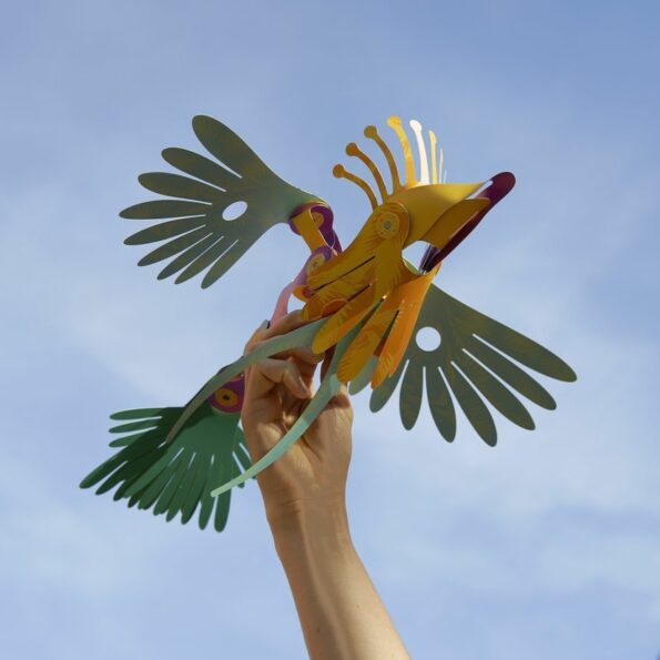 Stavebnica CLIXO Tropical Birds - magnetická, 22 kusov – Obrázok 6