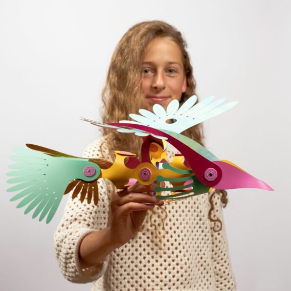 Stavebnica CLIXO Tropical Birds - magnetická, 22 kusov – Obrázok 7