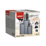 Stojan Banquet na nože 3v1 Granite Grey – Obrázok 2