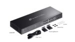 Switch TP-Link ES220GMP 2x GLan, 16x GLan s PoE+, 2x SPF combo, 250W, 19", Omáda SDN – Obrázok 6
