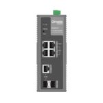 Switch TP-Link IES206GPP priemyselný, 2× SFP combo, 8× GLan s Poe+, 180W, DIN, Omáda SDN, poškodený obal – Obrázok 2