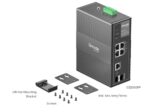 Switch TP-Link IES206GPP priemyselný, 2× SFP combo, 8× GLan s Poe+, 180W, DIN, Omáda SDN, poškodený obal – Obrázok 6