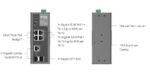 Switch TP-Link IES206GPP priemyselný, 2× SFP combo, 8× GLan s Poe+, 180W, DIN, Omáda SDN, poškodený obal – Obrázok 7