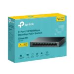 Switch TP-Link LS109P 1x LAN, 8x LAN s PoE+, 63W – Obrázok 4