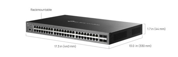Switch TP-Link SG5452XMPP 40x GLan s POE+, 8x GLan s PoE++, 4x SFP+, 770W, 19", Omáda SDN – Obrázok 8