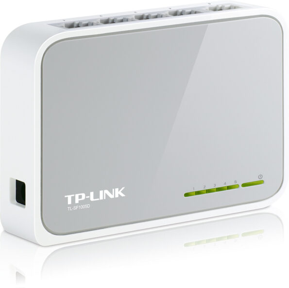 Switch TP-Link TL-SF1005D 5x LAN, plast – Obrázok 3