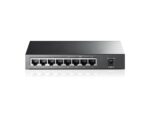 Switch TP-Link TL-SF1008P 8x LAN, 4xPoE, 57W, kov – Obrázok 3