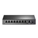 Switch TP-Link TL-SF1009P 9x LAN, 4x PoE+, 67W, kov, poškodený obal – Obrázok 2