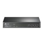 Switch TP-Link TL-SF1009P 9x LAN, 4x PoE+, 67W, kov, poškodený obal – Obrázok 3