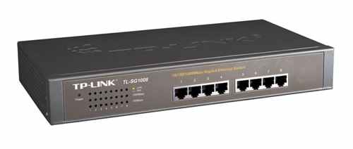 Switch-TP-Link-TL-SG1008-8x-GLan-19rack Switch TP-Link TL-SG1008 8x GLan, 19"rack – Obrázok 1
