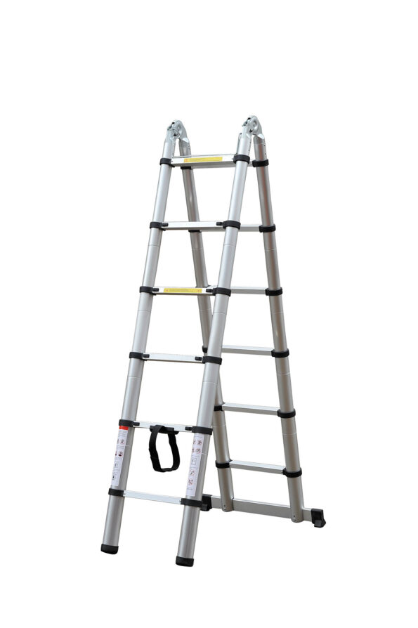 Teleskopický rebrík G21 GA-TZ12-3,8M štafle / rebrík – Obrázok 2