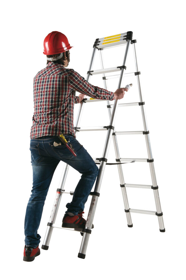 Teleskopický rebrík G21 GA-TZ16-5M štafle / rebrík – Obrázok 5
