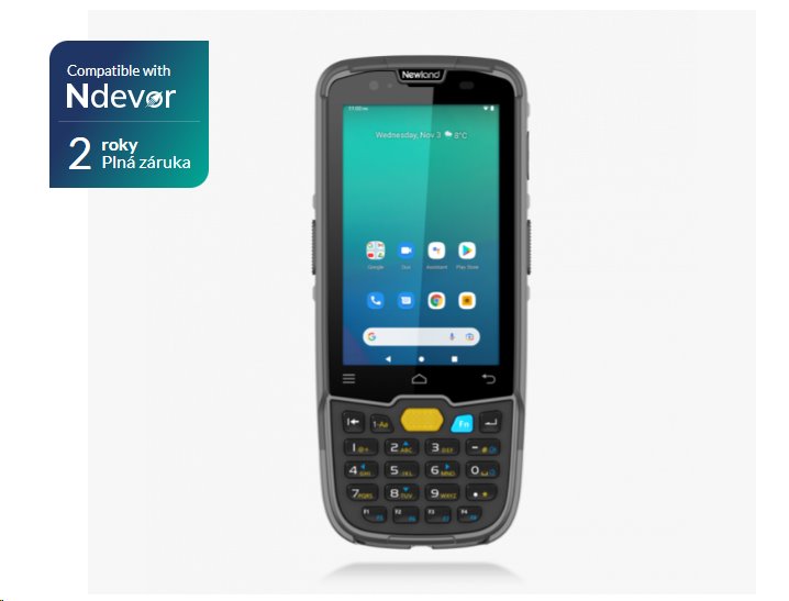 Terminal-Newland-MT67-Sei-Serie-2D-10.5-cm-4-GPS-USB-C-BT-Wi-Fi-4G-NFC-Android-kit-GMS Terminál Newland MT67 Sei-Serie,, 2D, 10.5 cm (4''), GPS, USB-C, BT, Wi-Fi, 4G, NFC, Android, kit, GMS – Obrázok 1