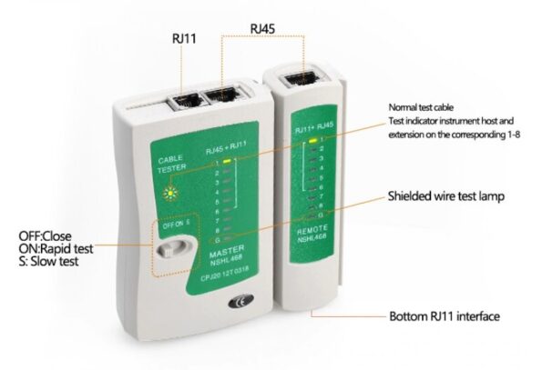 Tester NS 468 Link tester – Obrázok 6