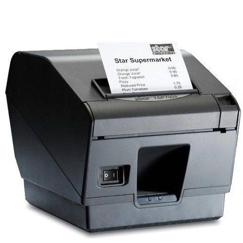 Tlaciaren-Star-Micronics-TSP743U-II-Cerna-USB-rezacka-bez-zdroje Tlačiareň Star Micronics TSP743U II Černá, USB, řezačka, bez zdroje – Obrázok 1