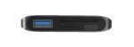 USB hub CONNECT IT USB-C na 1x USB-C a 1x USB 2.0 + čítačka kariet ANTRACITOVÁ – Obrázok 2