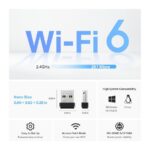 USB klient TP-Link Archer TX1U Nano AX300, 2,4/5GHz, USB 2.0 – Obrázok 4