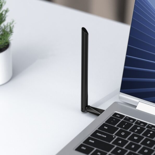 USB klient TP-Link Mercusys MA60XHB Wireless USB adapter AX900, 2,4/5 GHz, Bluetooth, anténa – Obrázok 3