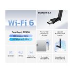 USB klient TP-Link Mercusys MA60XHB Wireless USB adapter AX900, 2,4/5 GHz, Bluetooth, anténa – Obrázok 4