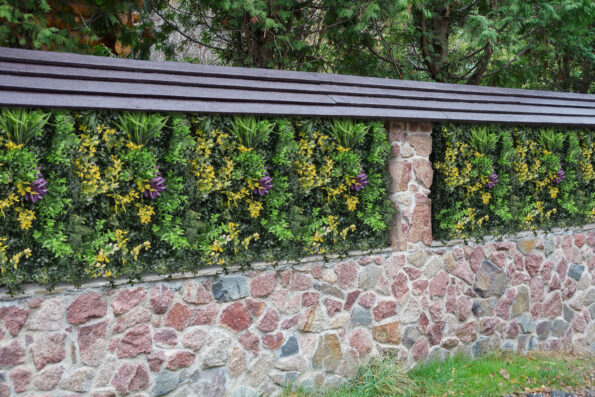 Umelá zelená stena G21 Listo Herb, 50x50 cm – Obrázok 11