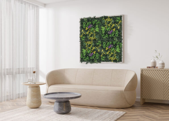 Umelá zelená stena G21 Listo Herb, 50x50 cm – Obrázok 12