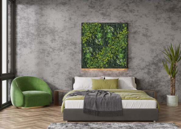 Umelá zelená stena G21 Listo Jungle, 50x50 cm – Obrázok 11