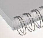 Viazací chrbát RENZ kovový (3/1") A4 průměr 9,5mm stříbrný 100ks – Obrázok 3