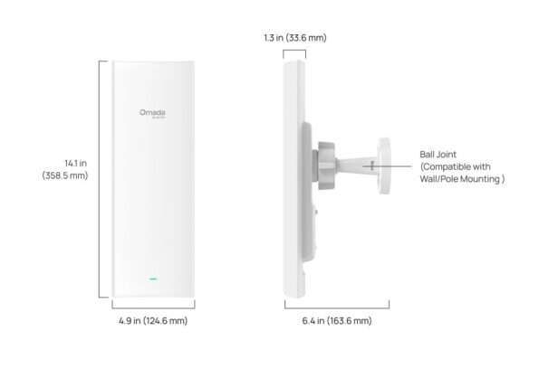 Vonkajšia jednotka TP-Link Sector Bridge 5 1x GLAN, 5 GHz, Omáda SDN – Obrázok 6