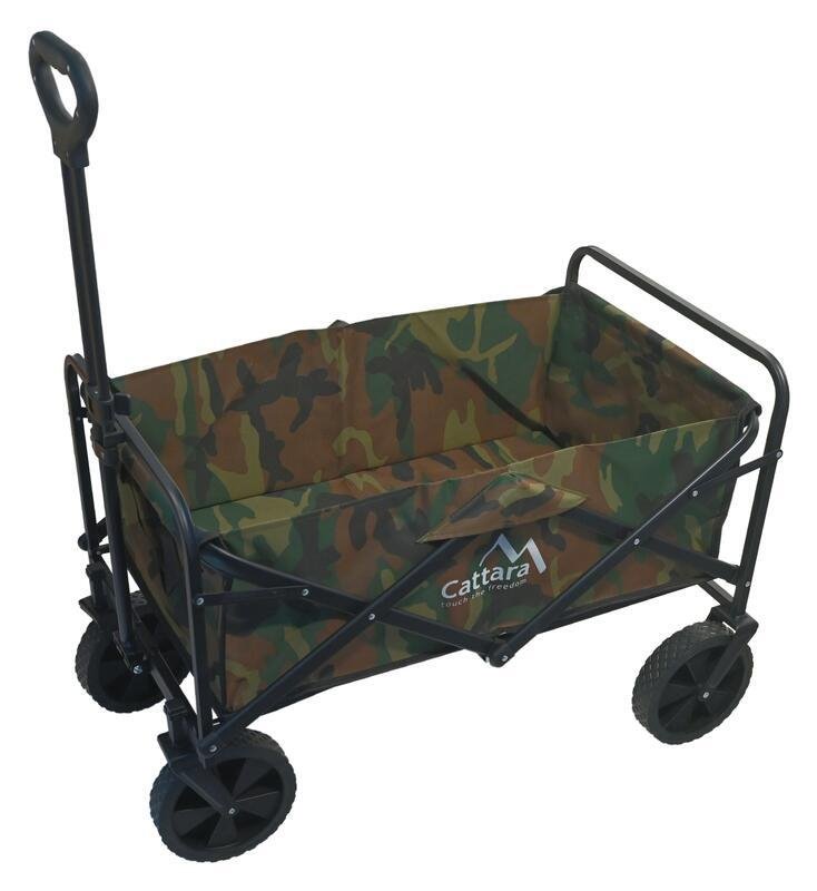 Vozik-Cattara-TROGIR-ARMY-skladaci Vozík Cattara TROGIR ARMY skladací – Obrázok 1