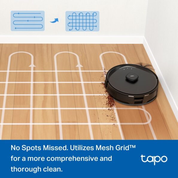 Vysávač TP-Link Tapo RV30 Max robotický s mopom, výkon 5300 Pa – Obrázok 5