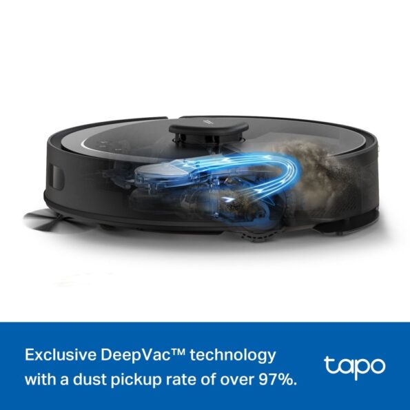 Vysávač TP-Link Tapo RV30 Max robotický s mopom, výkon 5300 Pa – Obrázok 6