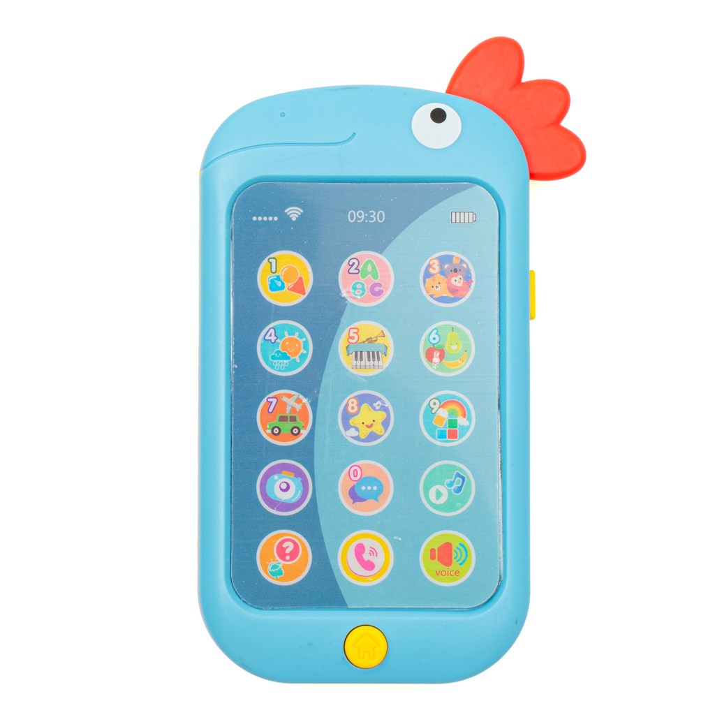 Vzdelavaci-hrackarsky-telefon-Baby-Mix-modry Vzdelávací hračkársky telefón Baby Mix modrý – Obrázok 1