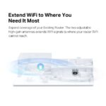 WiFi extender TP-Link Mercusys ME60X AP/Extender/Repeater - AX1500, 1x GLAN – Obrázok 4