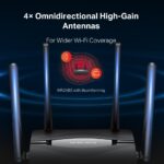 WiFi router TP-Link MERCUSYS MR25BE BE3600 WiFi 7, 3x GLAN, 1x GWAN, 2,4/5GHz, EasyMesh – Obrázok 5