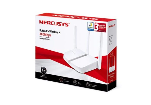 WiFi router TP-Link MERCUSYS MW305R AP/router, 3x LAN, 1x WAN, 2,4GHz 300Mbps, poškodený obal – Obrázok 4