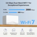 WiFi router TP-Link Mercusys Halo H25BE(2-pack) WiFi 7, BE3600, 3x GLAN, 2,4/5 GHz – Obrázok 4